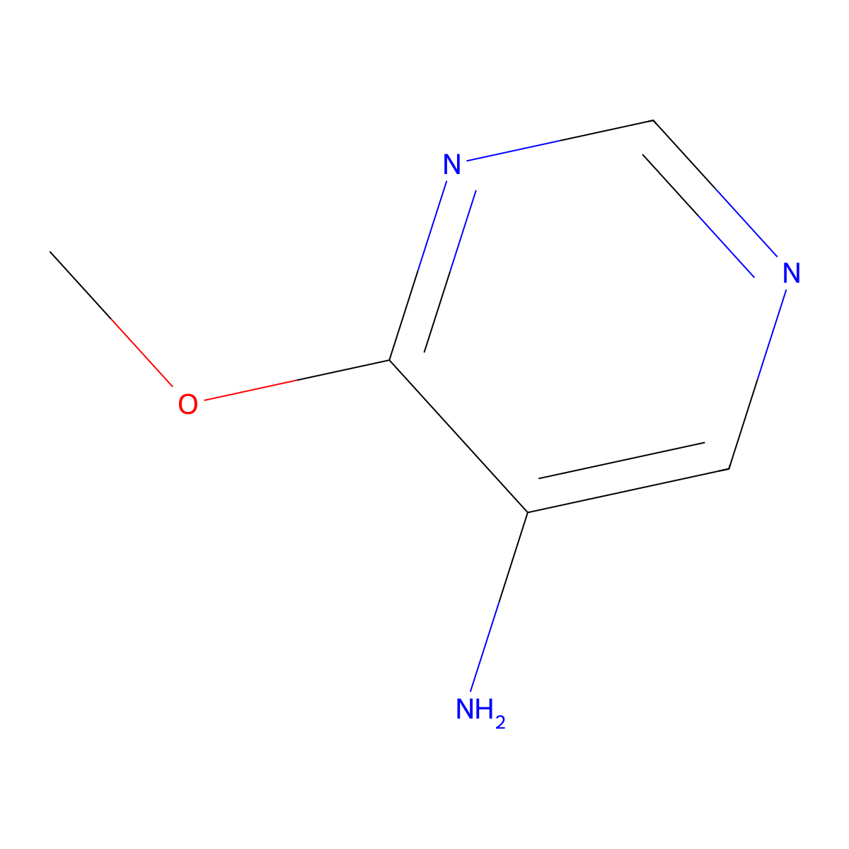 4-Methoxypyrimidin-5-amine molecular structure, CAS 15579-82-5