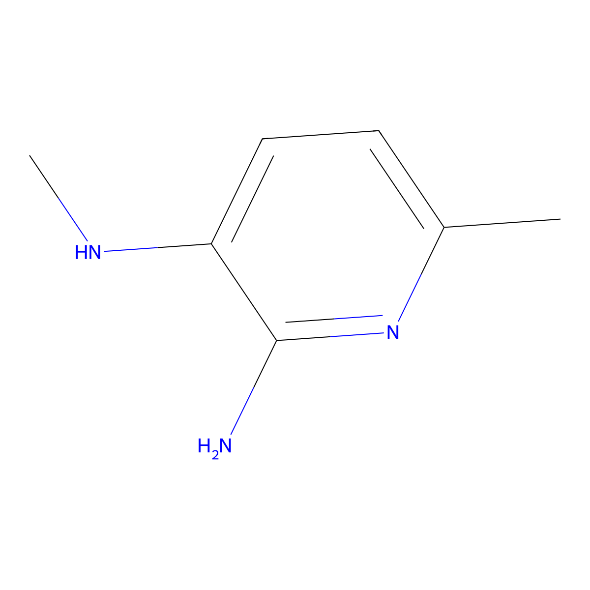 N3,6-Dimethylpyridine-2,3-diamine molecular structure, CAS 155790-03-7