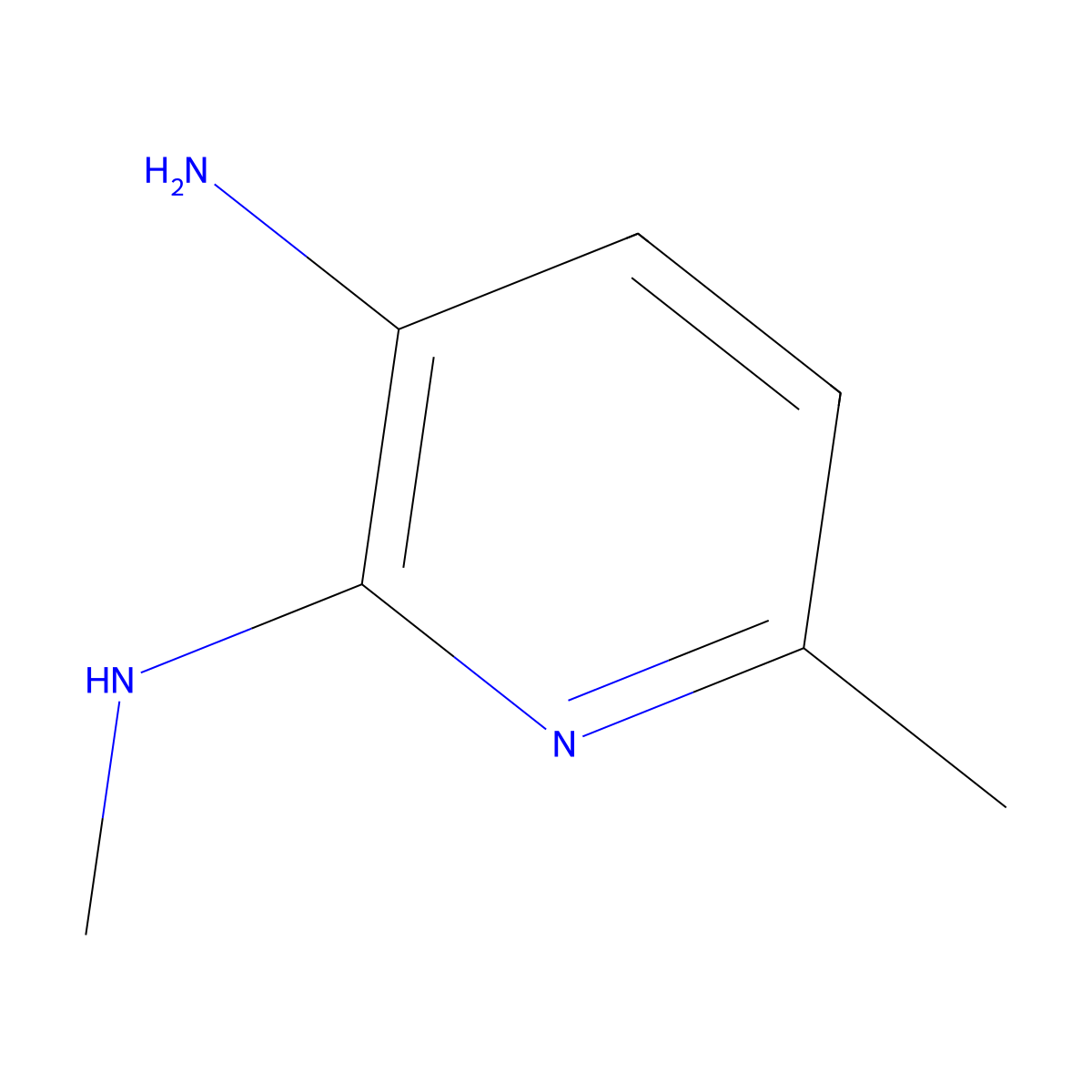 N2,6-Dimethylpyridine-2,3-diamine molecular structure, CAS 155790-09-3