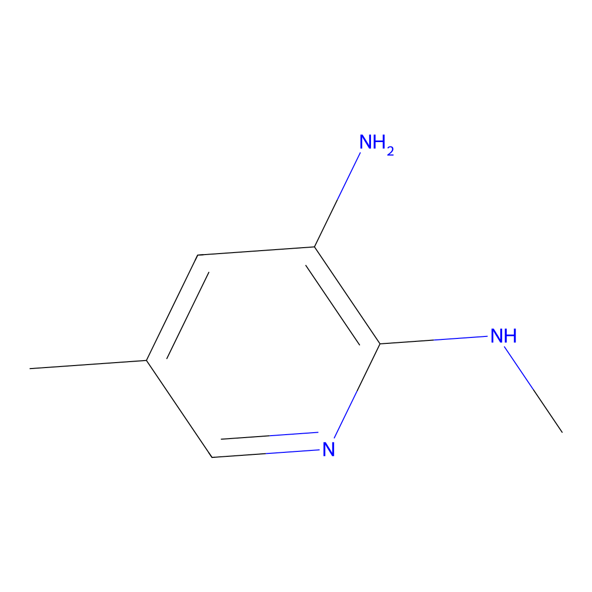 N2,5-Dimethylpyridine-2,3-diamine molecular structure, CAS 155790-13-9