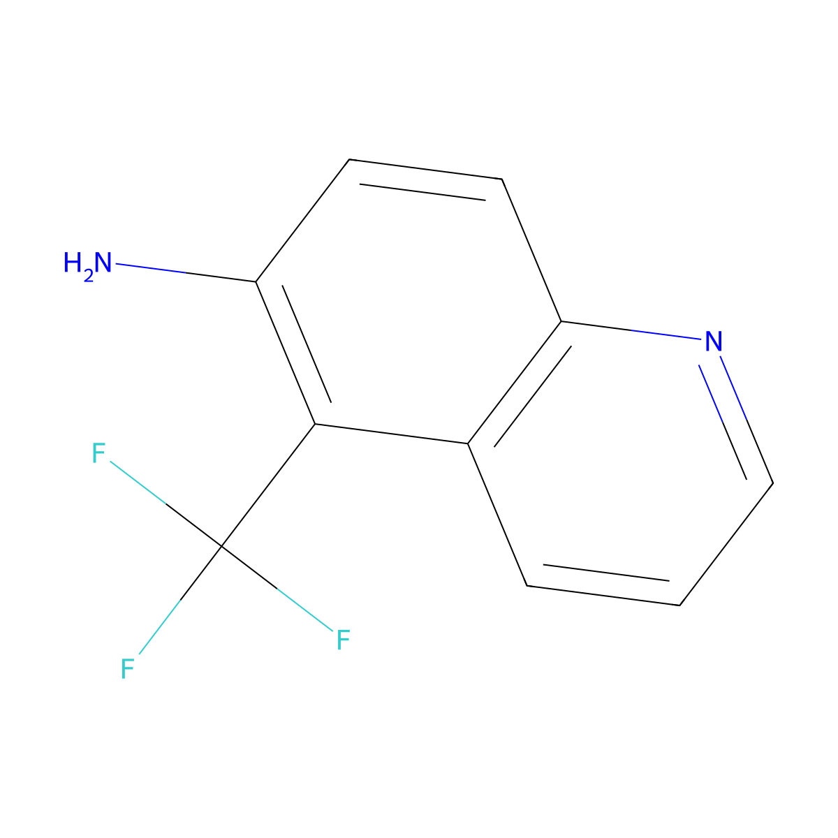 5-(Trifluoromethyl)quinolin-6-amine molecular structure, CAS 155793-47-8