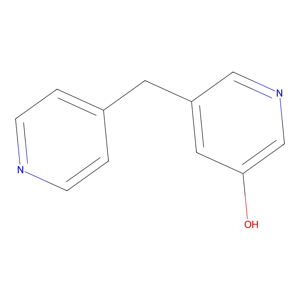 5-[(Pyridin-4-yl)methyl]pyridin-3-ol molecular structure, CAS 1557972-52-7
