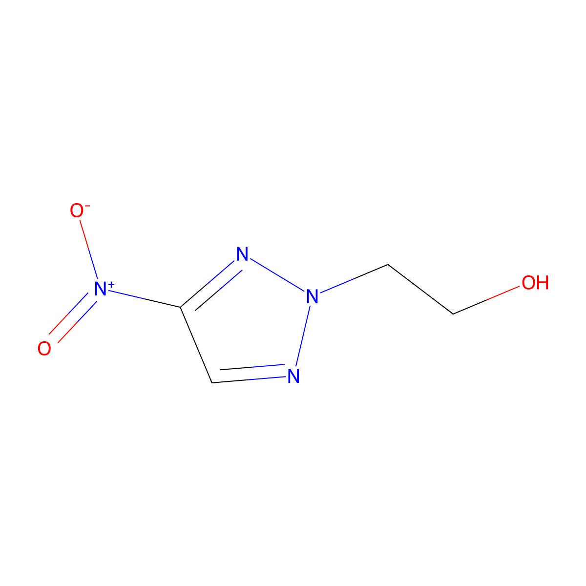 2-(4-nitro-2H-1,2,3-triazol-2-yl)ethan-1-ol molecular structure, CAS 1557998-26-1