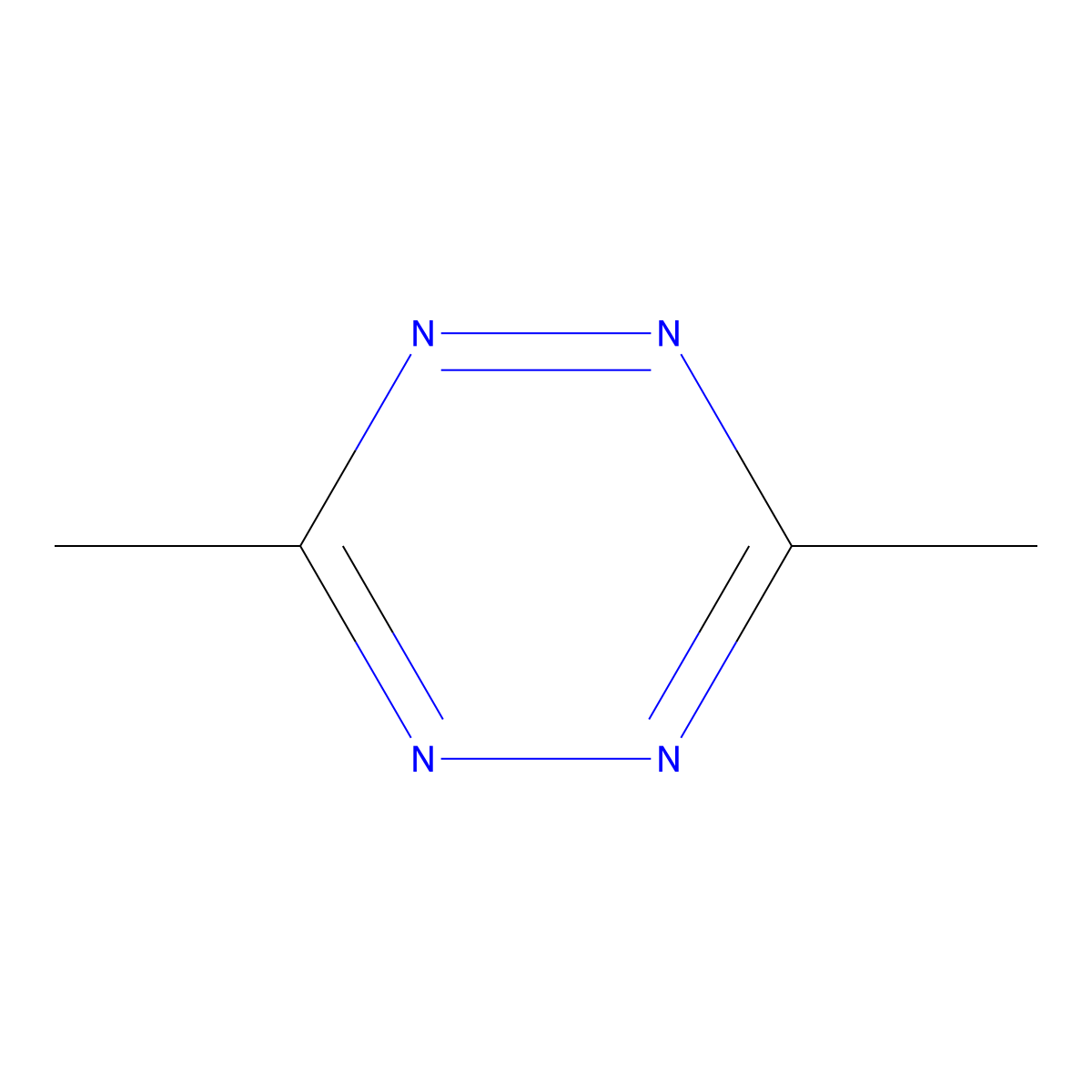 3,6-Dimethyl-1,2,4,5-tetrazine molecular structure, CAS 1558-23-2