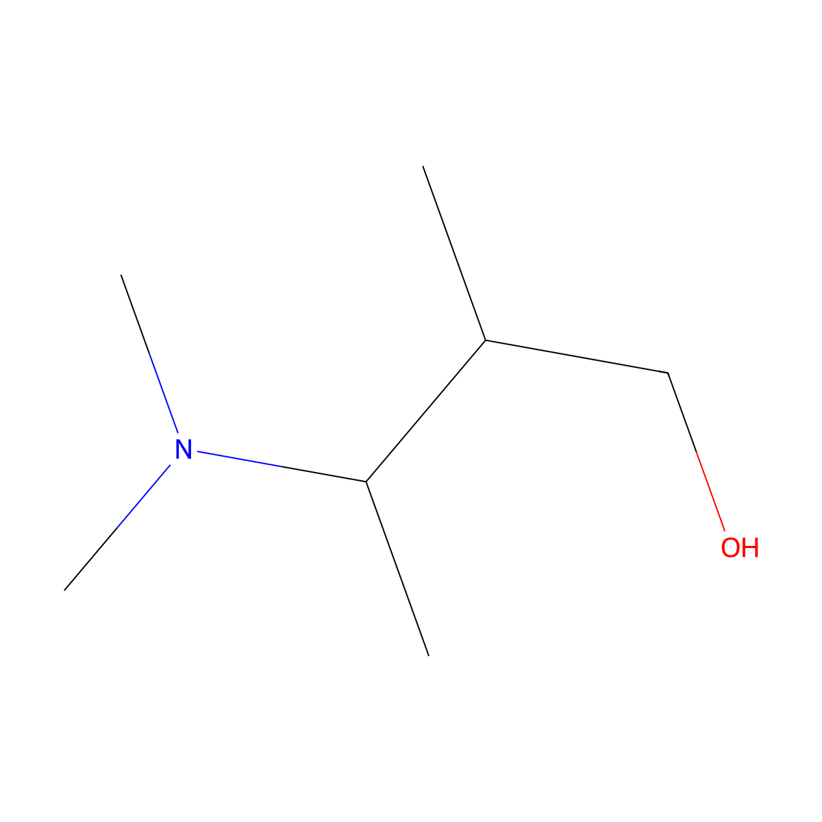 3-(Dimethylamino)-2-methylbutan-1-ol molecular structure, CAS 1558032-75-9