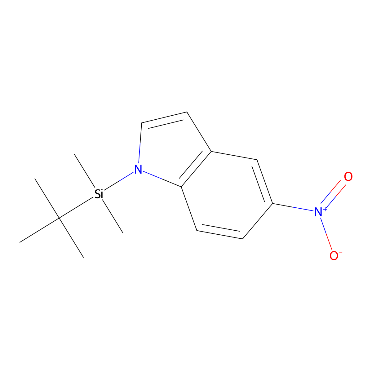 1-(tert-butyldimethylsilyl)-5-nitro-1H-indole molecular structure, CAS 1558048-84-2