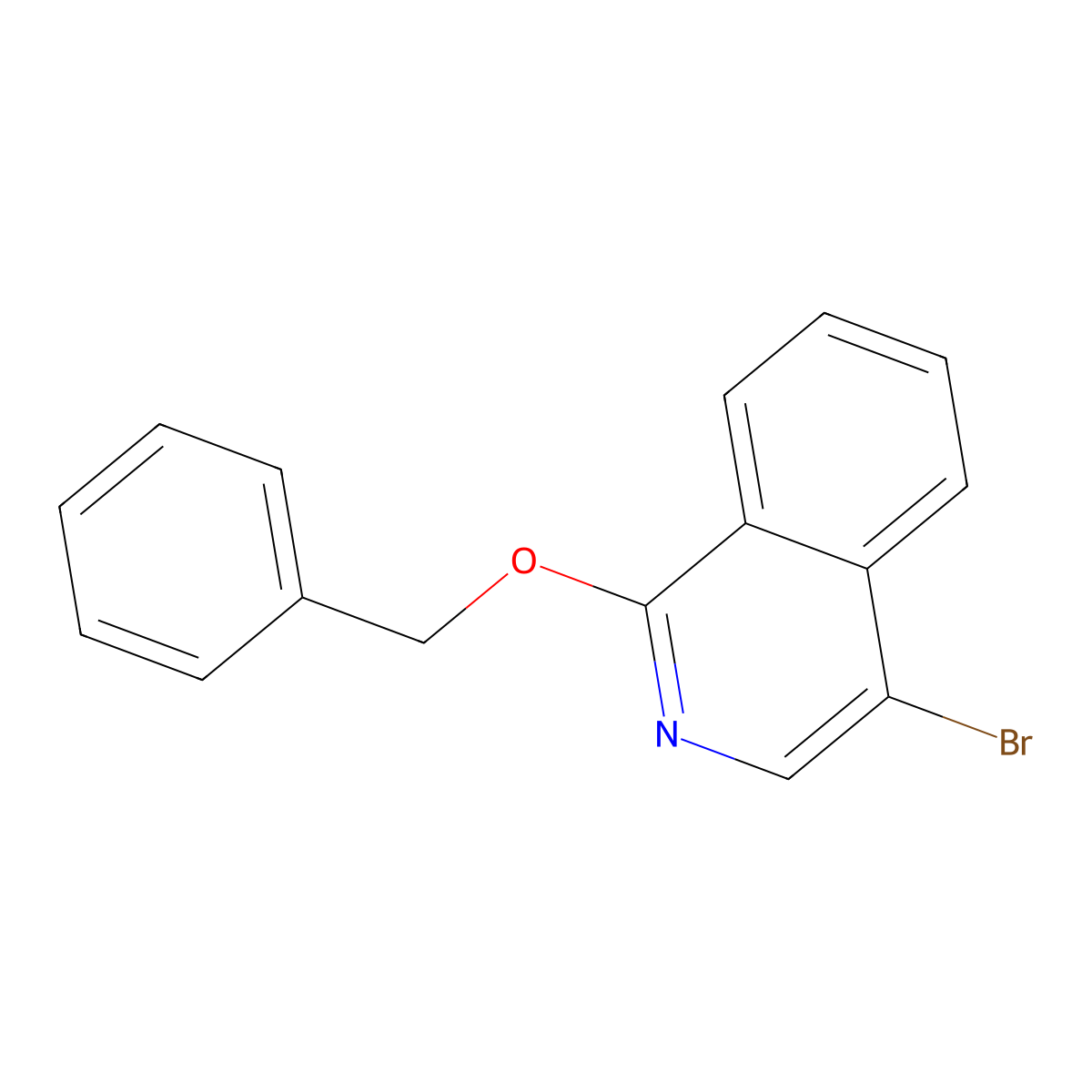 1-(Benzyloxy)-4-bromoisoquinoline molecular structure, CAS 1558050-06-8