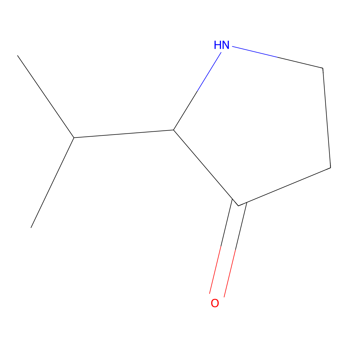 2-(Propan-2-yl)pyrrolidin-3-one molecular structure, CAS 1558165-06-2