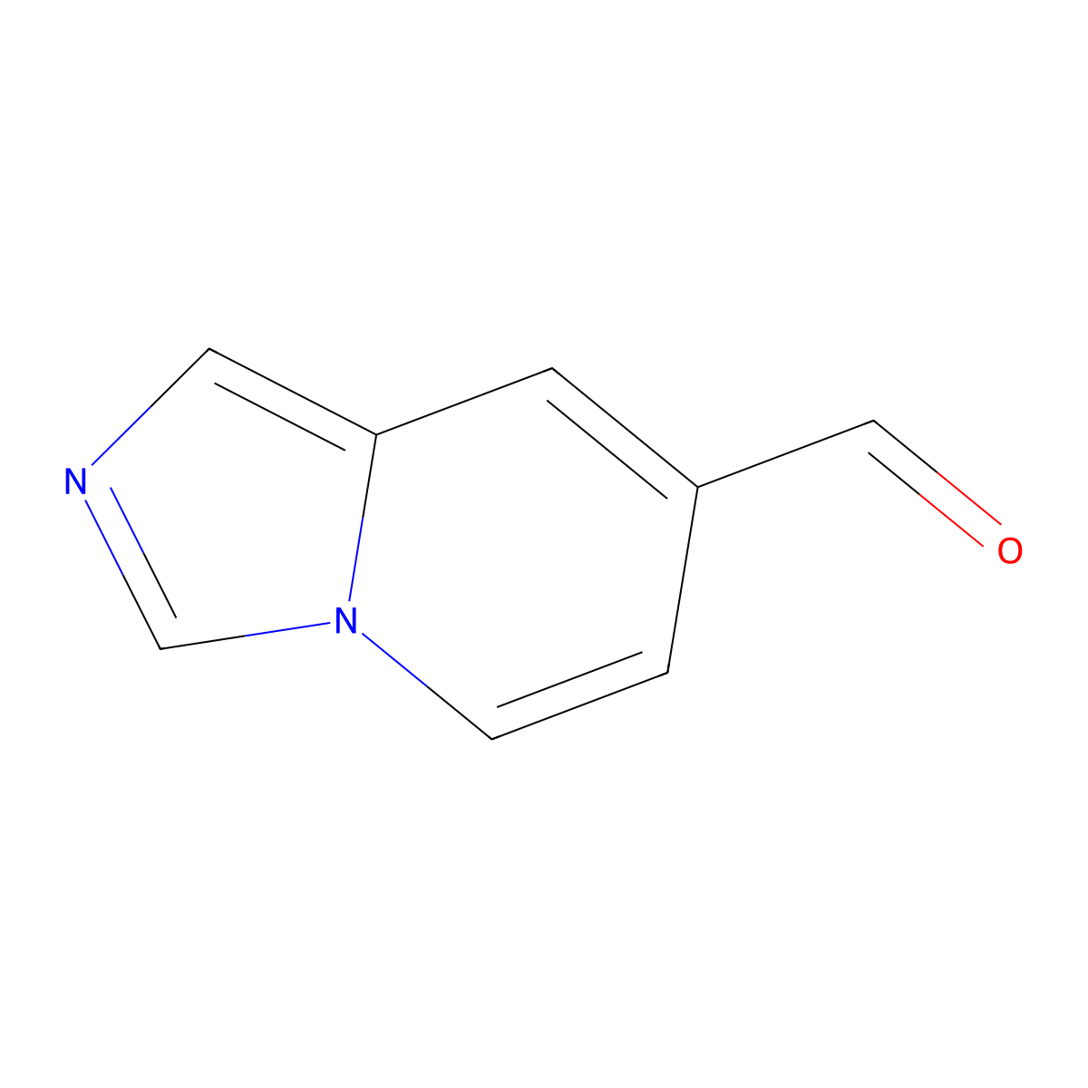 Imidazo(1,5-a)pyridine-7-carbaldehyde molecular structure, CAS 1558166-65-6