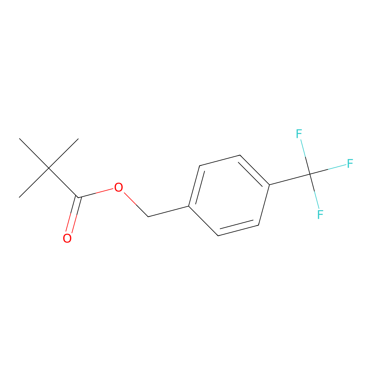 4-(Trifluoromethyl)benzyl pivalate molecular structure, CAS 155820-03-4