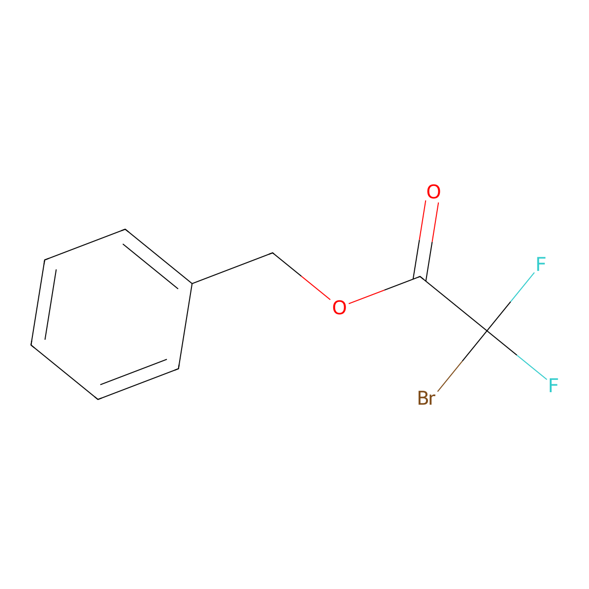 Benzyl 2-bromo-2,2-difluoroacetate molecular structure, CAS 155820-63-6