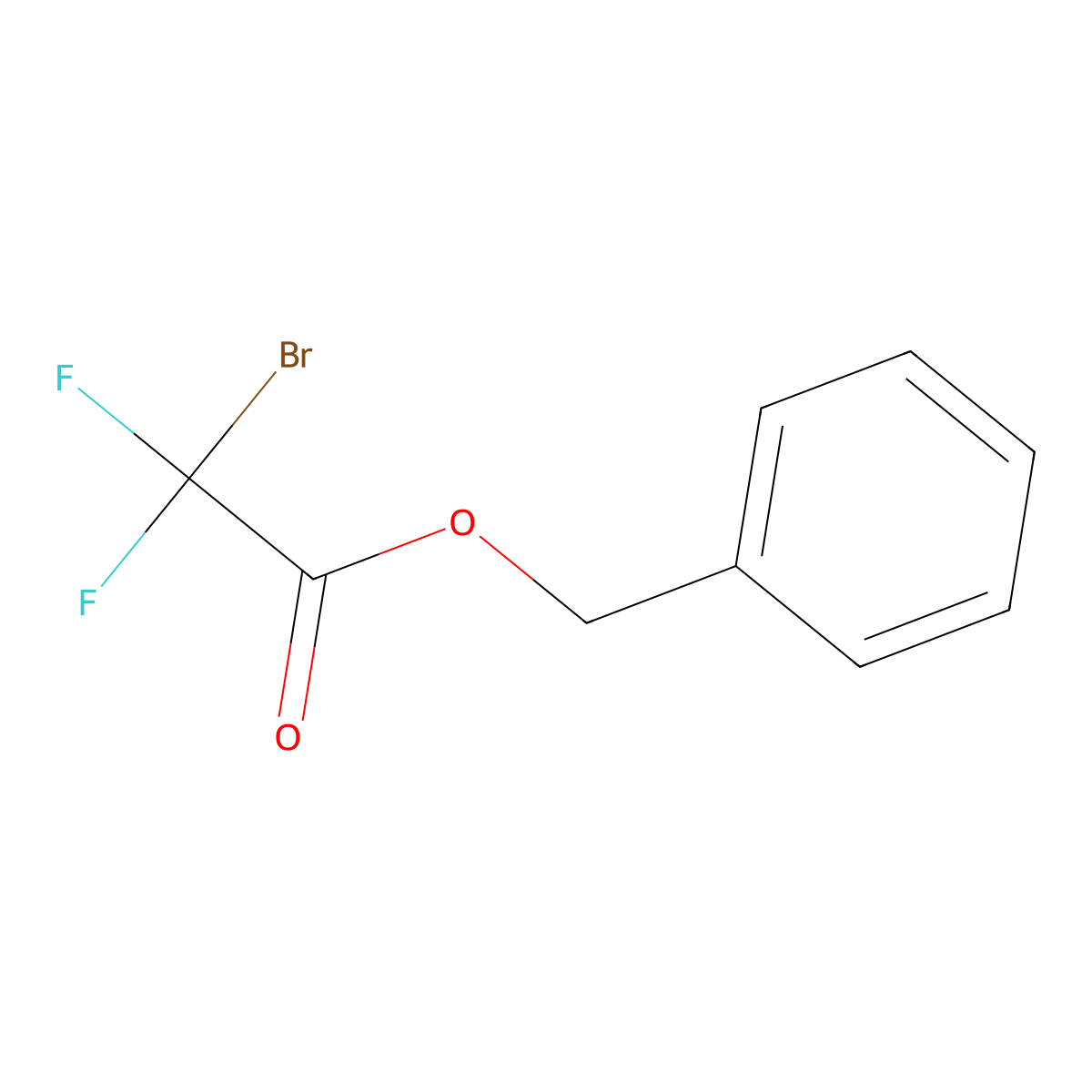 Benzyl 2-bromo-2,2-difluoroacetate molecular structure, CAS 155820-63-6