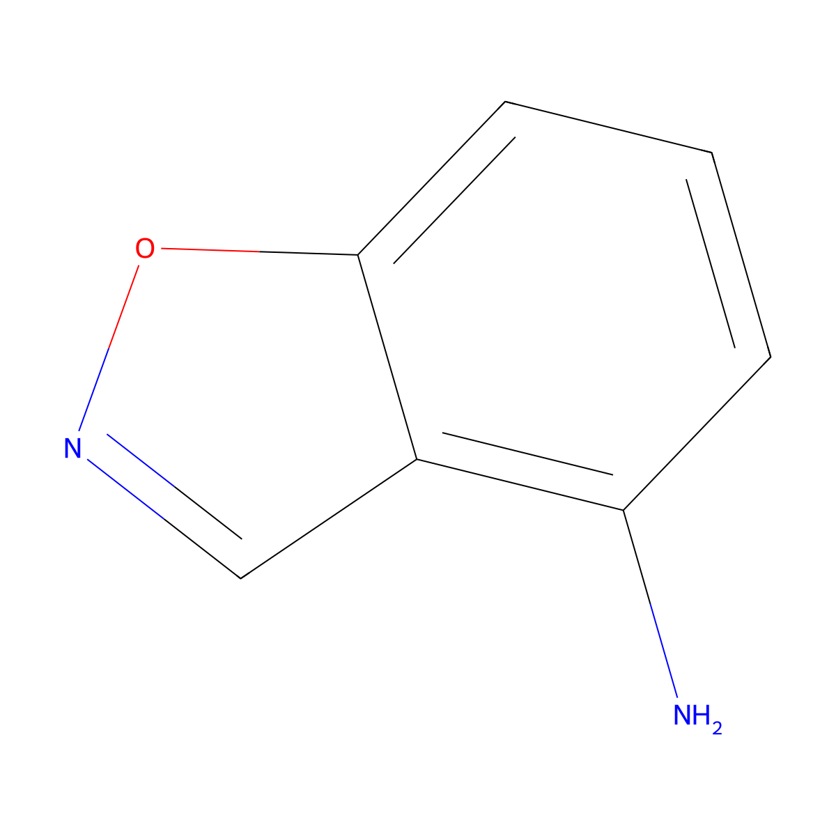 Benzo[d]isoxazol-4-amine molecular structure, CAS 1558272-96-0