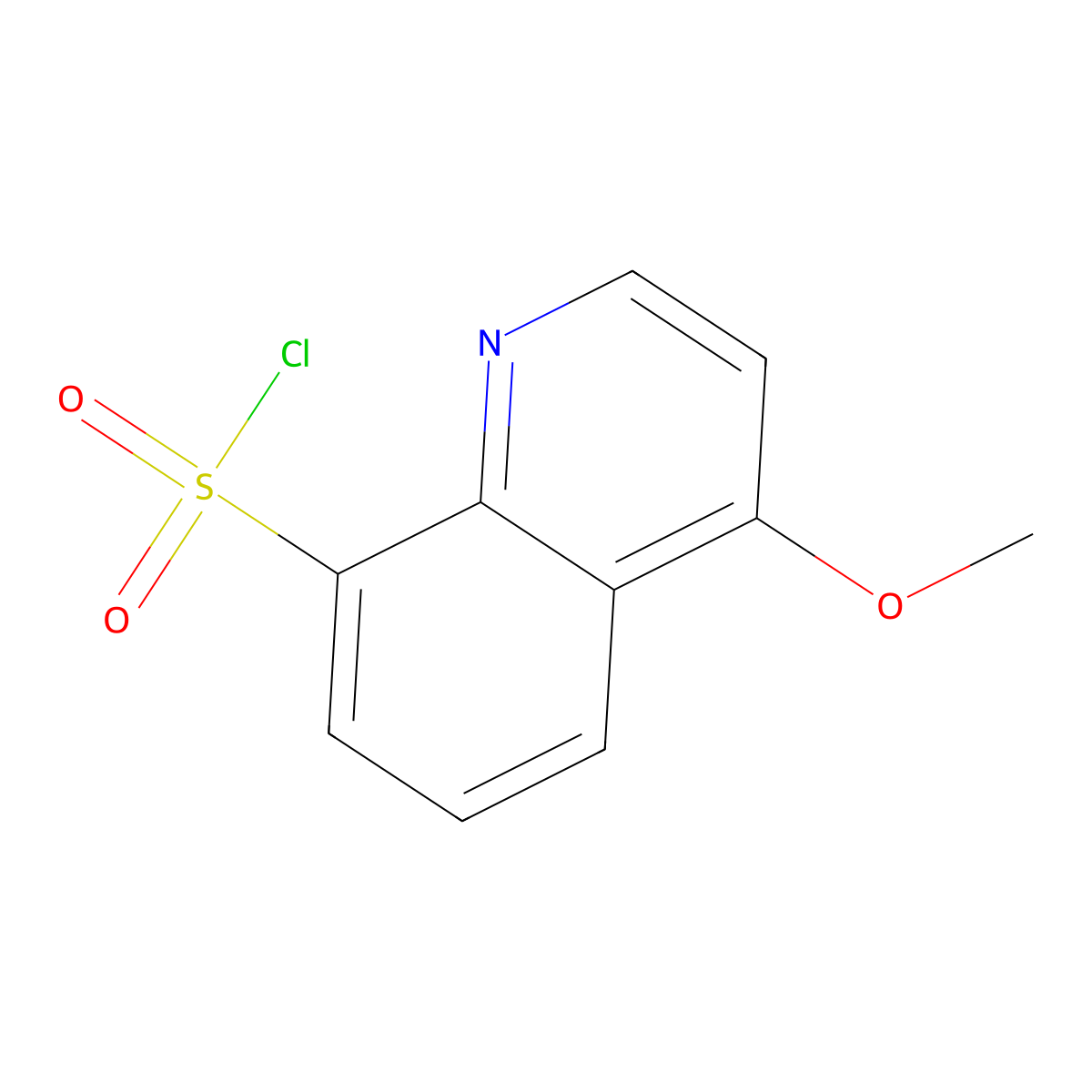 4-Methoxyquinoline-8-sulfonyl chloride molecular structure, CAS 1558299-92-5