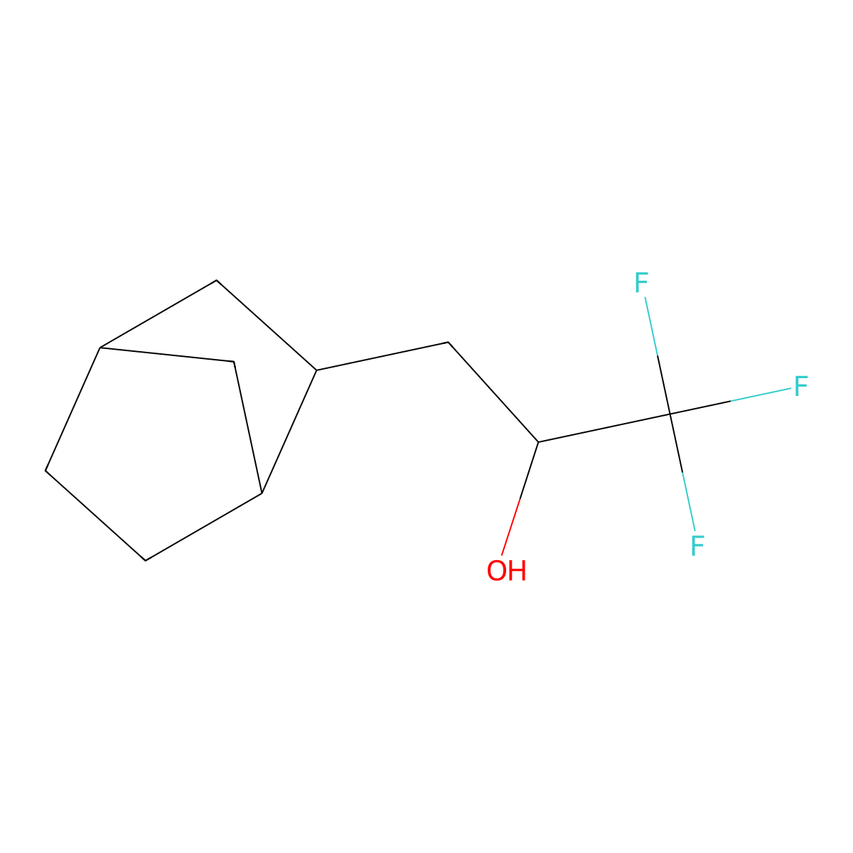 3-(Bicyclo[2.2.1]heptan-2-yl)-1,1,1-trifluoropropan-2-ol molecular structure, CAS 1558571-38-2