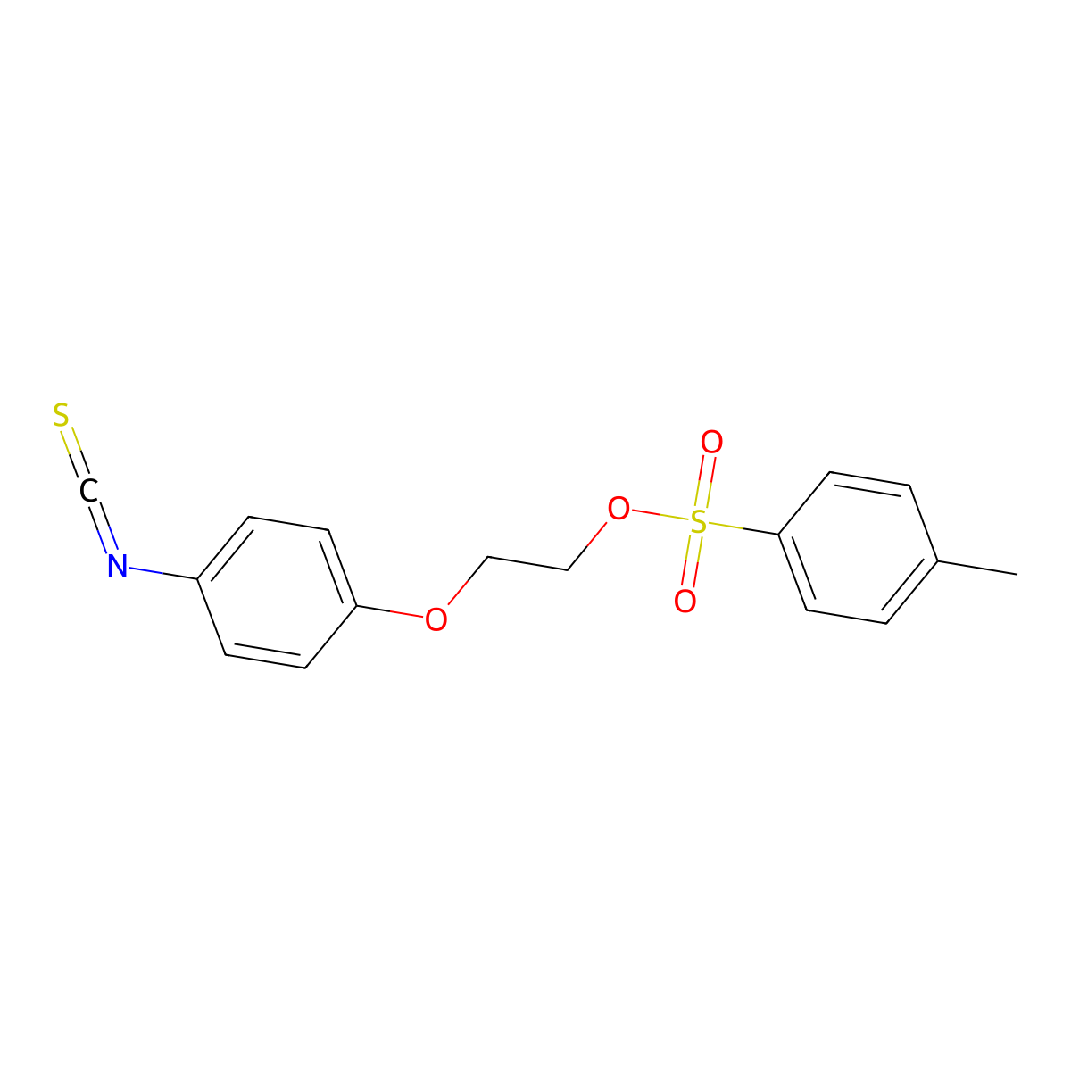 2-(4-Isothiocyanatophenoxy)Ethyl Tosylate molecular structure, CAS 155863-33-5