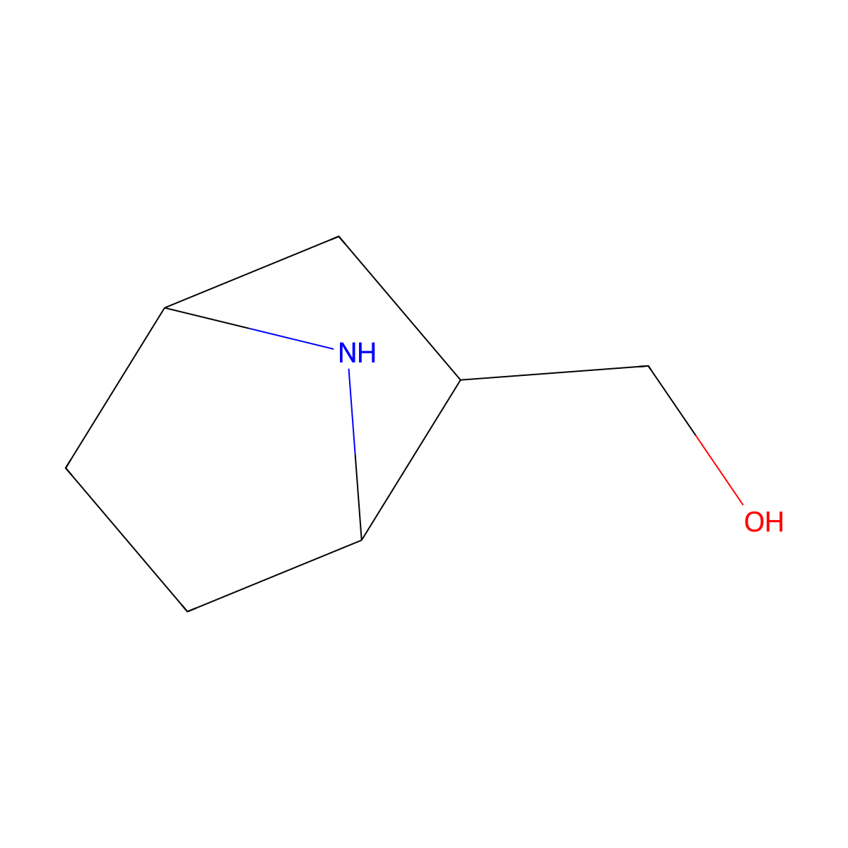 7-Azabicyclo[2.2.1]heptan-2-ylmethanol molecular structure, CAS 1558668-22-6