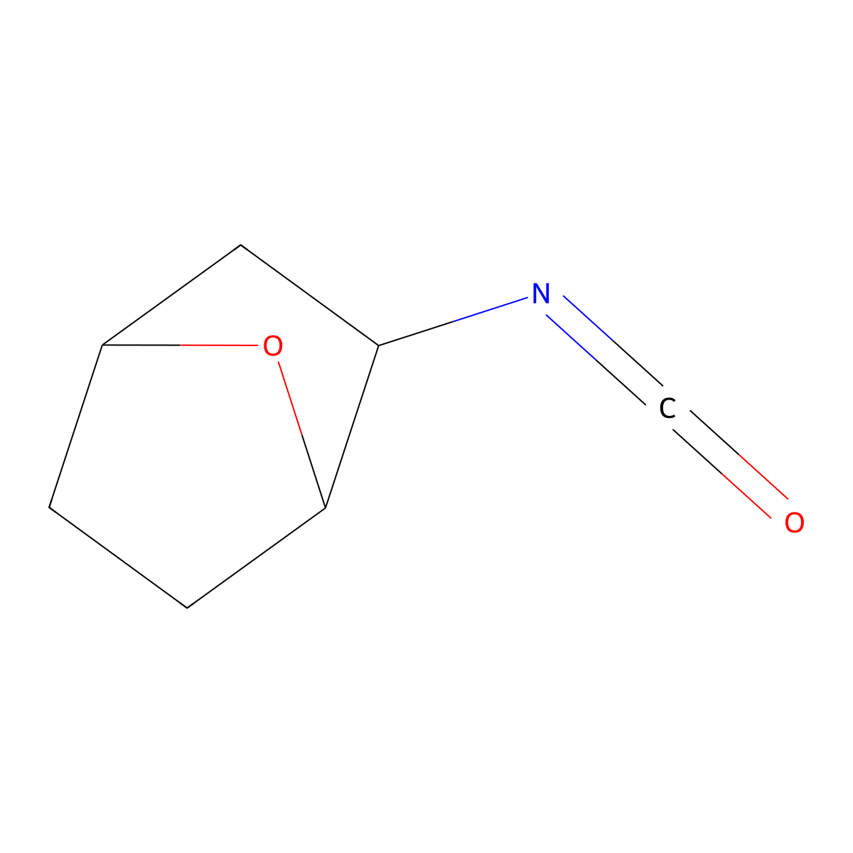 2-Isocyanato-7-oxabicyclo[2.2.1]heptane molecular structure, CAS 1558718-33-4