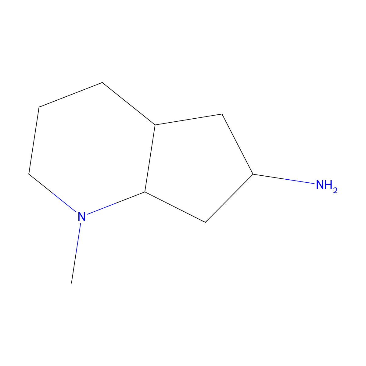 1-Methyloctahydro-1H-cyclopenta[b]pyridin-6-amine molecular structure, CAS 1558833-79-6
