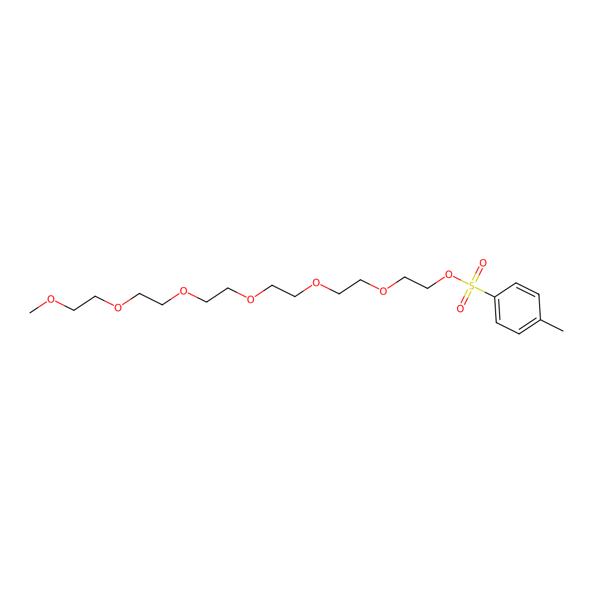m-PEG7-Tos molecular structure, CAS 155887-96-0