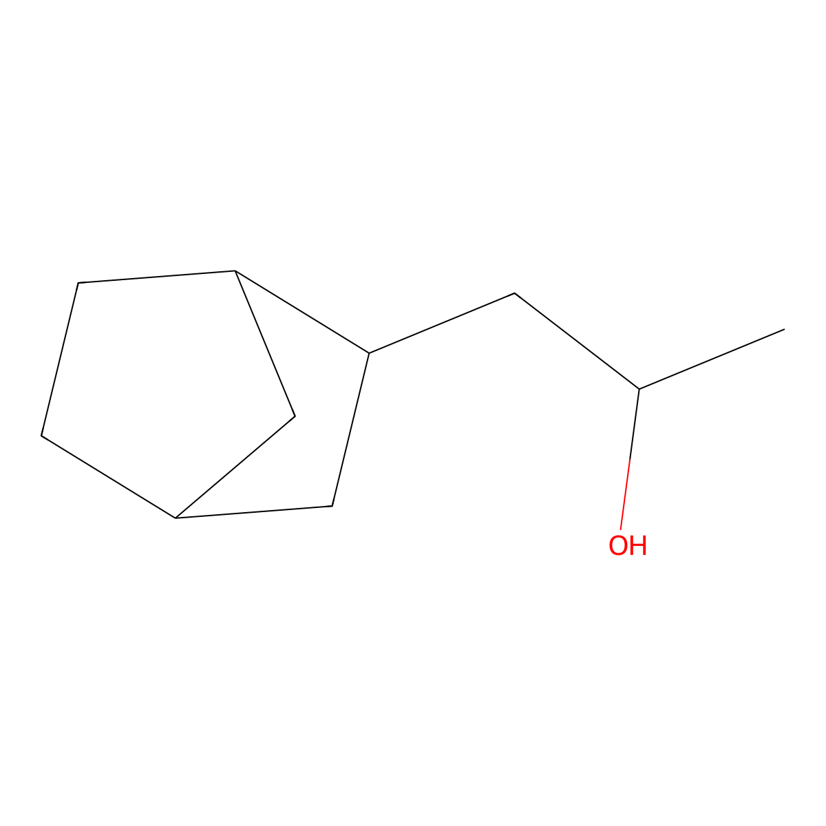 1-(Bicyclo[2.2.1]heptan-2-yl)propan-2-ol molecular structure, CAS 1558960-20-5