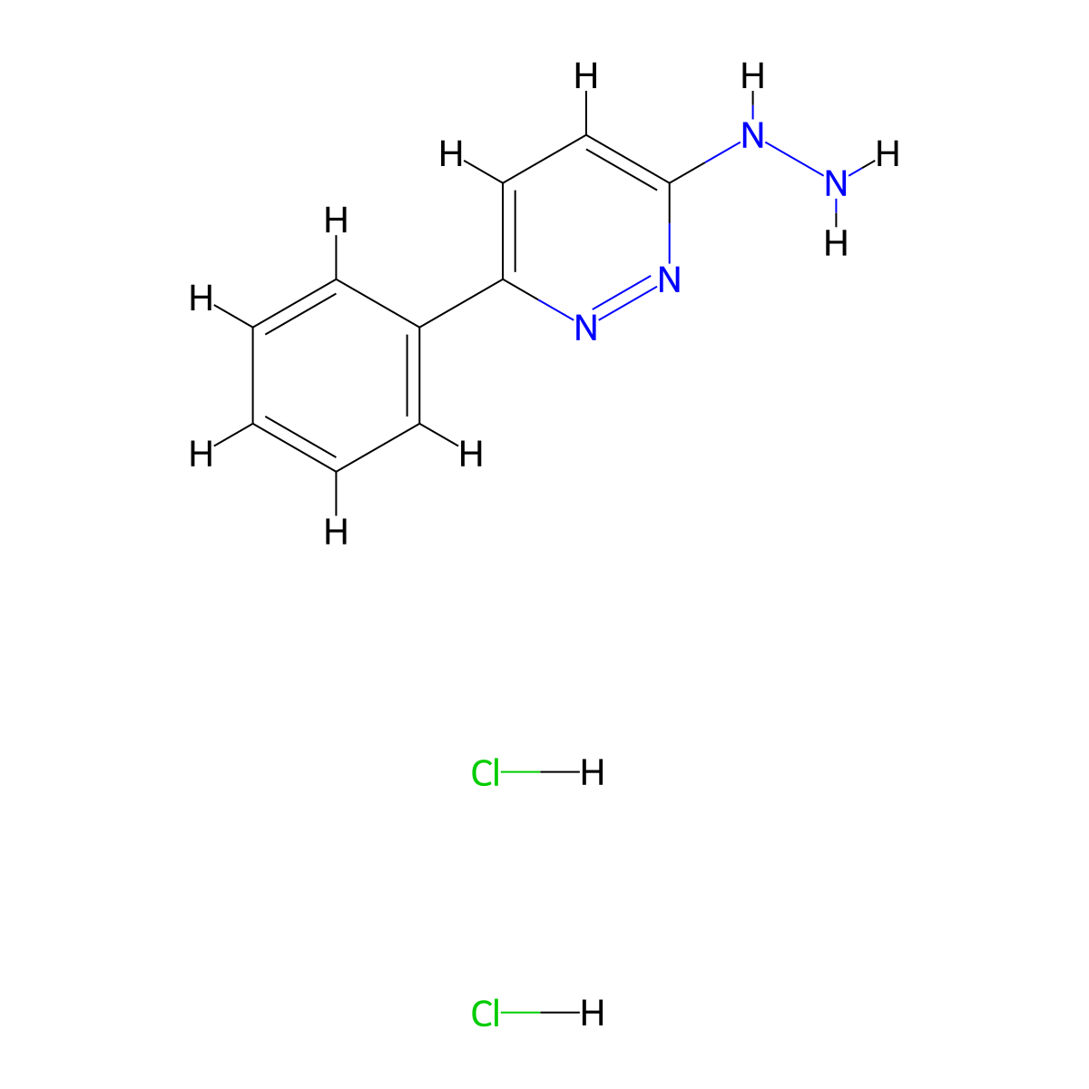 3-Hydrazino-6-phenylpyridazine dihydrochloride molecular structure, CAS 1559062-14-4