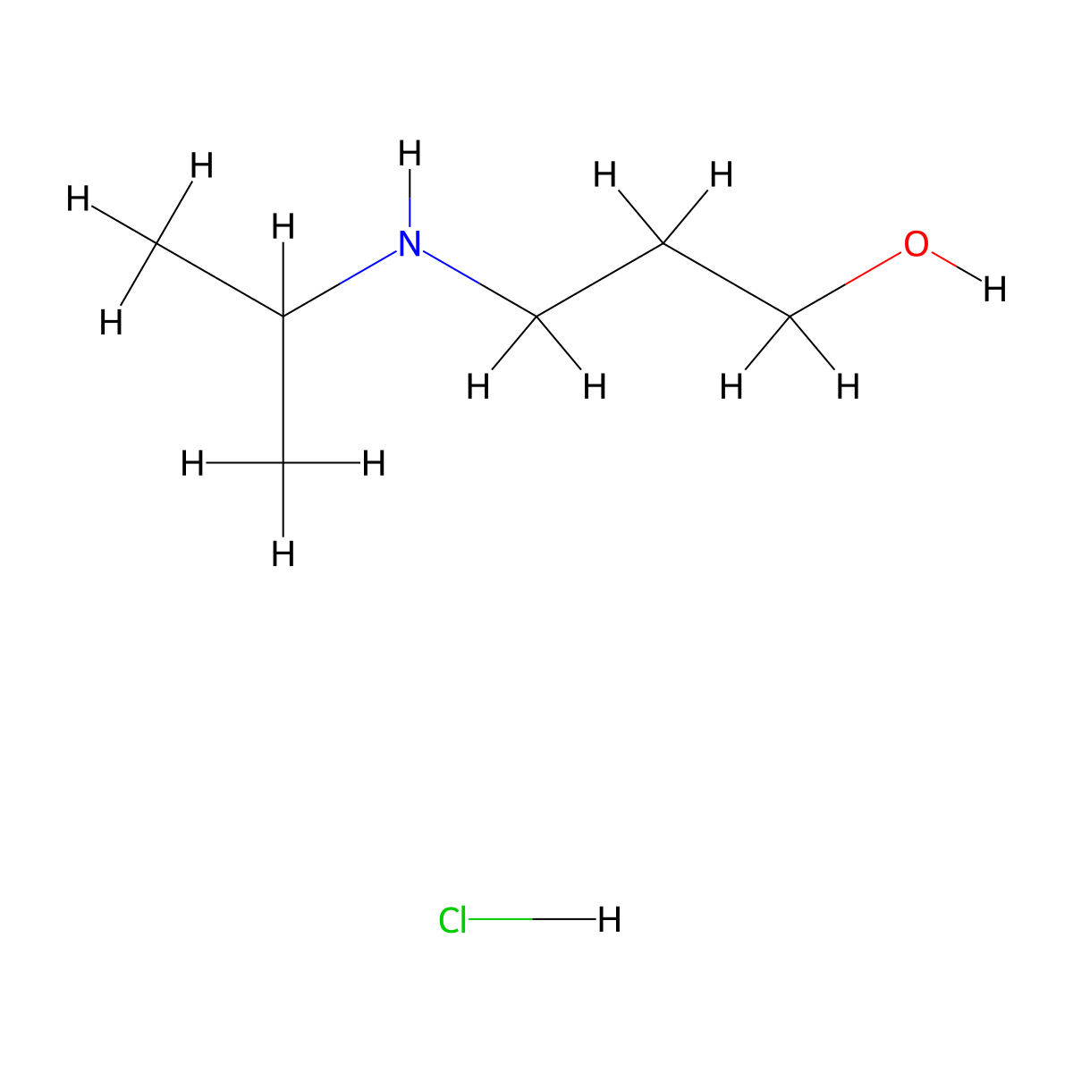 3-(Isopropylamino)-1-propanol hydrochloride molecular structure, CAS 1559062-21-3