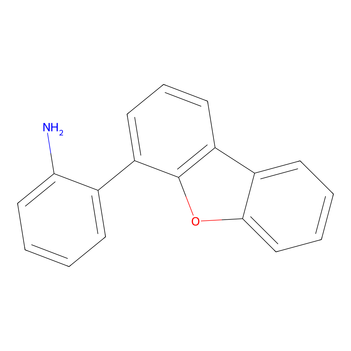 2-(Dibenzo[b,d]furan-4-yl)aniline molecular structure, CAS 1559070-70-0