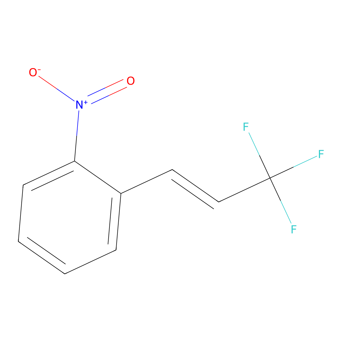 1-nitro-2-[(1E)-3,3,3-trifluoroprop-1-en-1-yl]benzene molecular structure, CAS 1559077-96-1