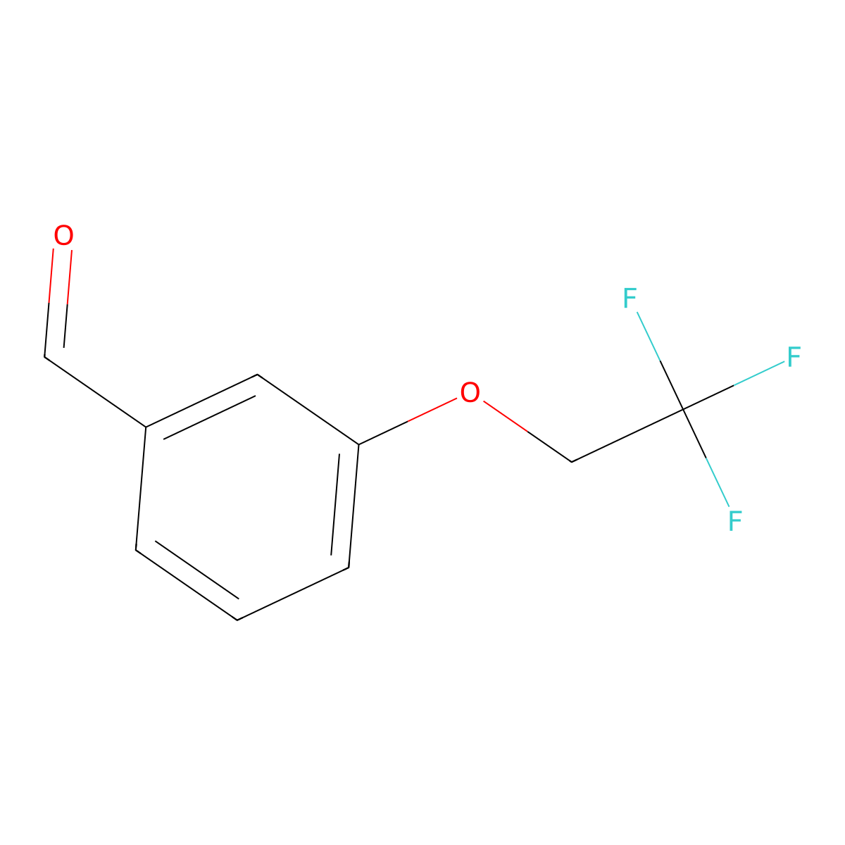 3-(2,2,2-Trifluoroethoxy)benzaldehyde molecular structure, CAS 155908-58-0