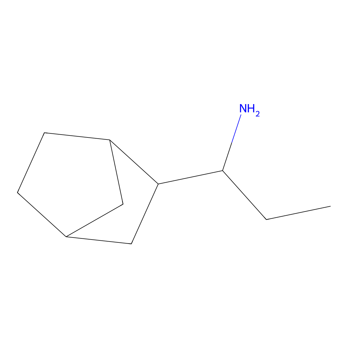 1-{Bicyclo[2.2.1]heptan-2-yl}propan-1-amine molecular structure, CAS 1559200-30-4