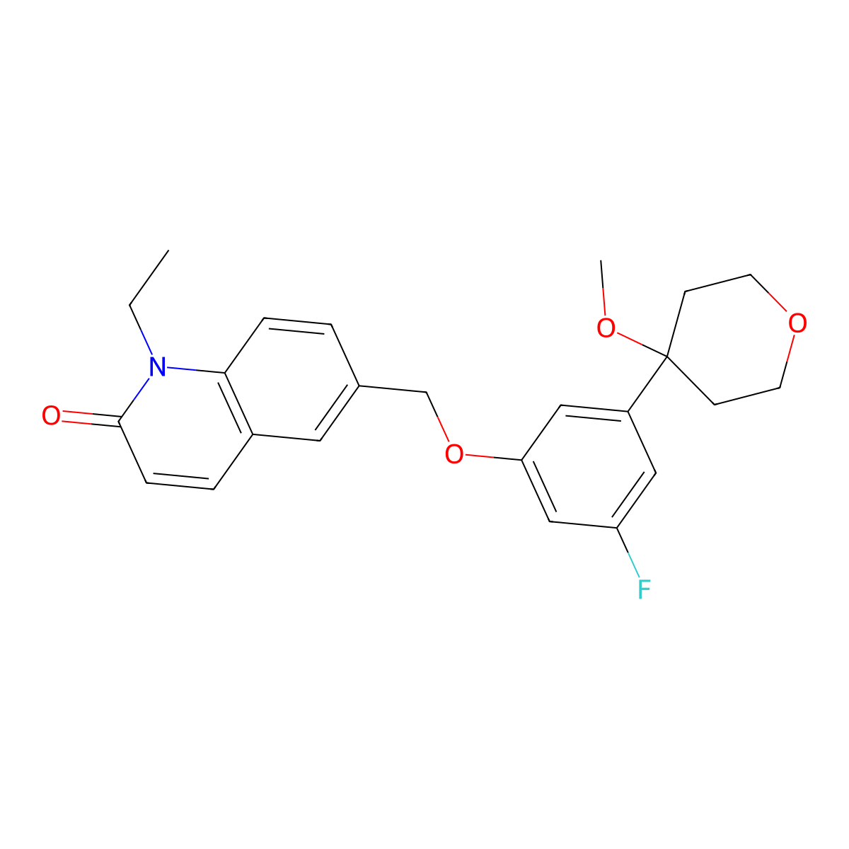 ZM 230487 molecular structure, CAS 155944-23-3