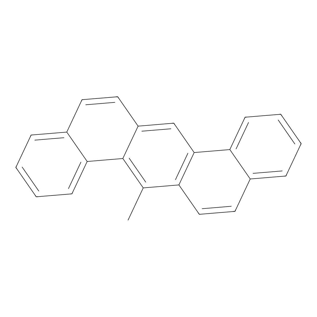 DIBENZ(a,h)ANTHRACENE, 7-METHYL- molecular structure, CAS 15595-02-5