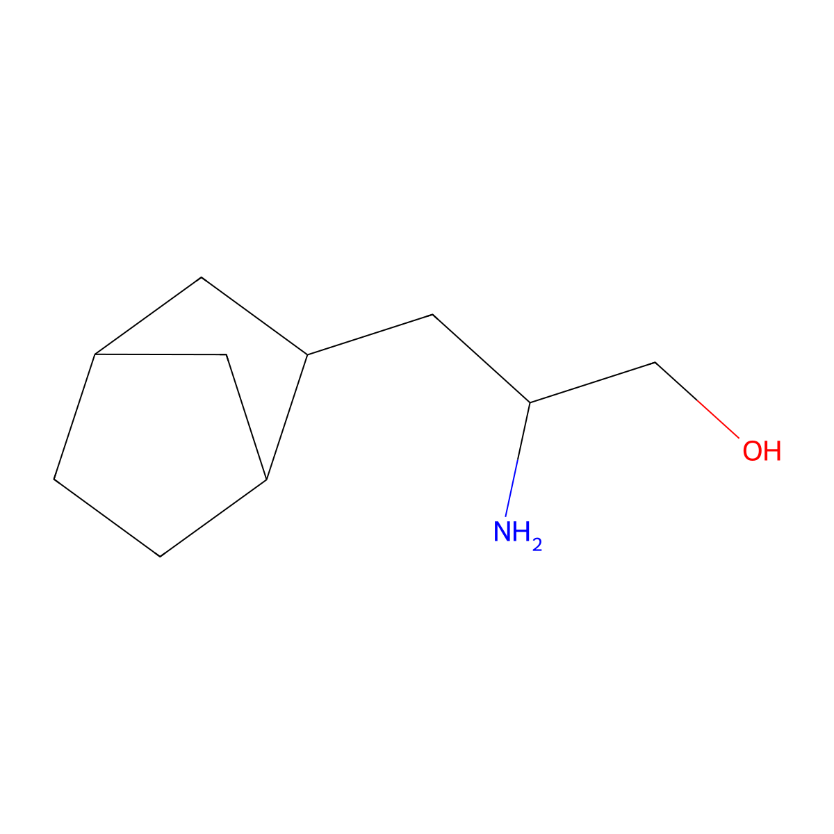 2-Amino-3-{bicyclo[2.2.1]heptan-2-yl}propan-1-ol molecular structure, CAS 1559500-17-2