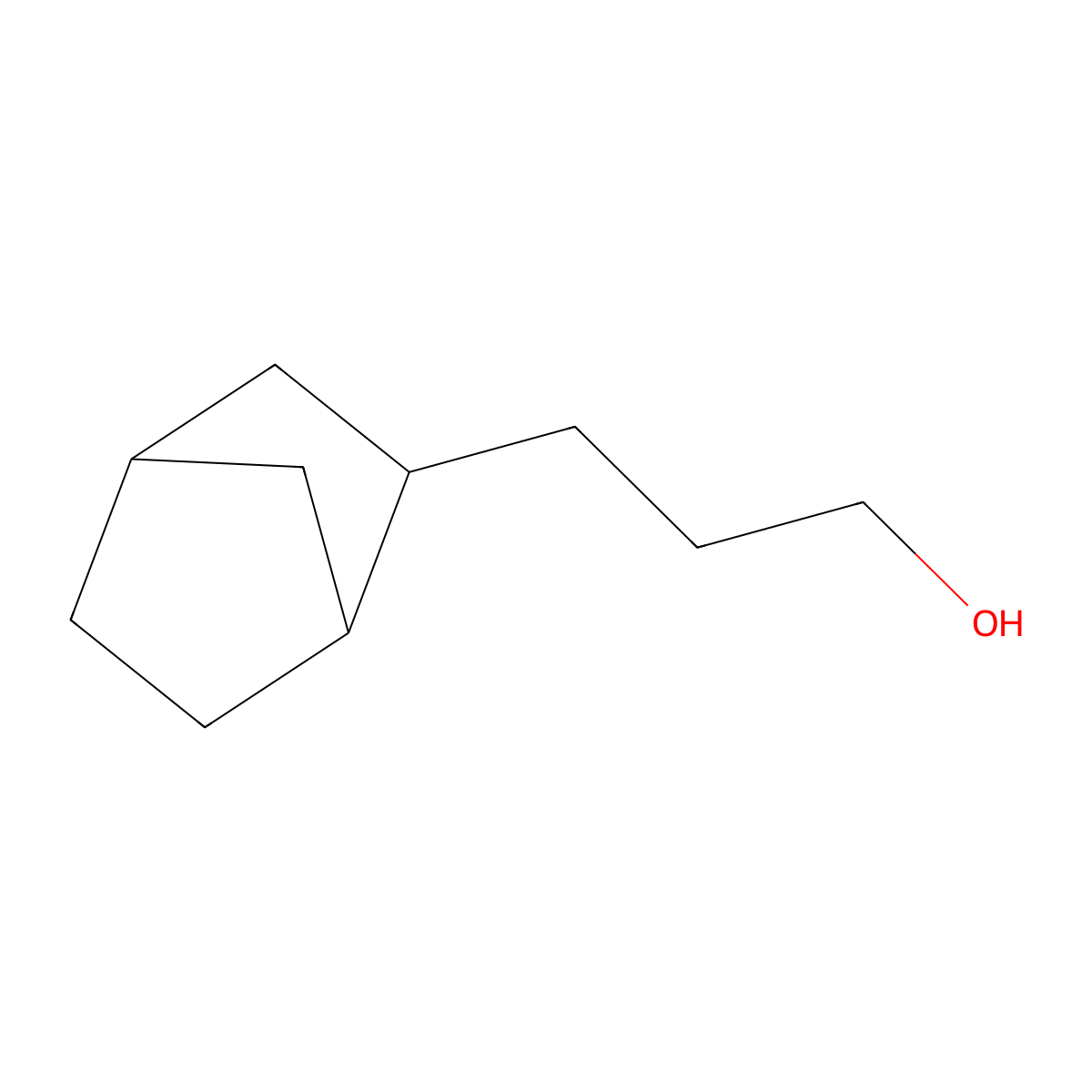 3-{Bicyclo[2.2.1]heptan-2-yl}propan-1-ol molecular structure, CAS 1559615-90-5