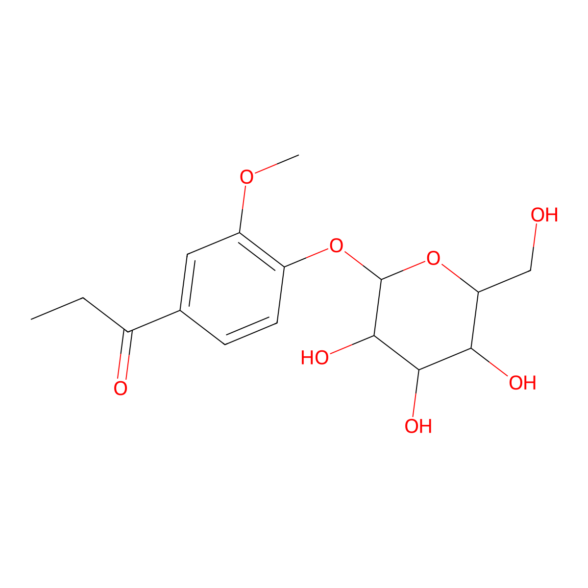 Praeroside molecular structure, CAS 155969-61-2