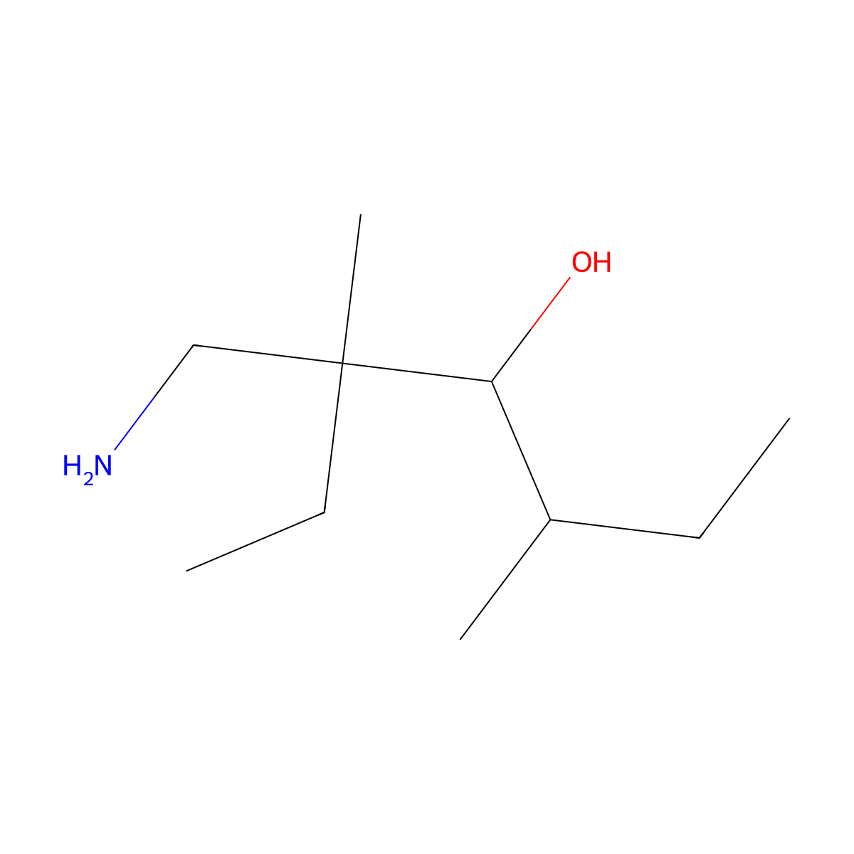 3-(Aminomethyl)-3,5-dimethylheptan-4-ol molecular structure, CAS 1559702-96-3
