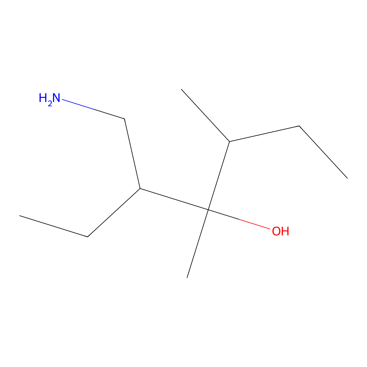 3-(Aminomethyl)-4,5-dimethylheptan-4-ol molecular structure, CAS 1559889-41-6