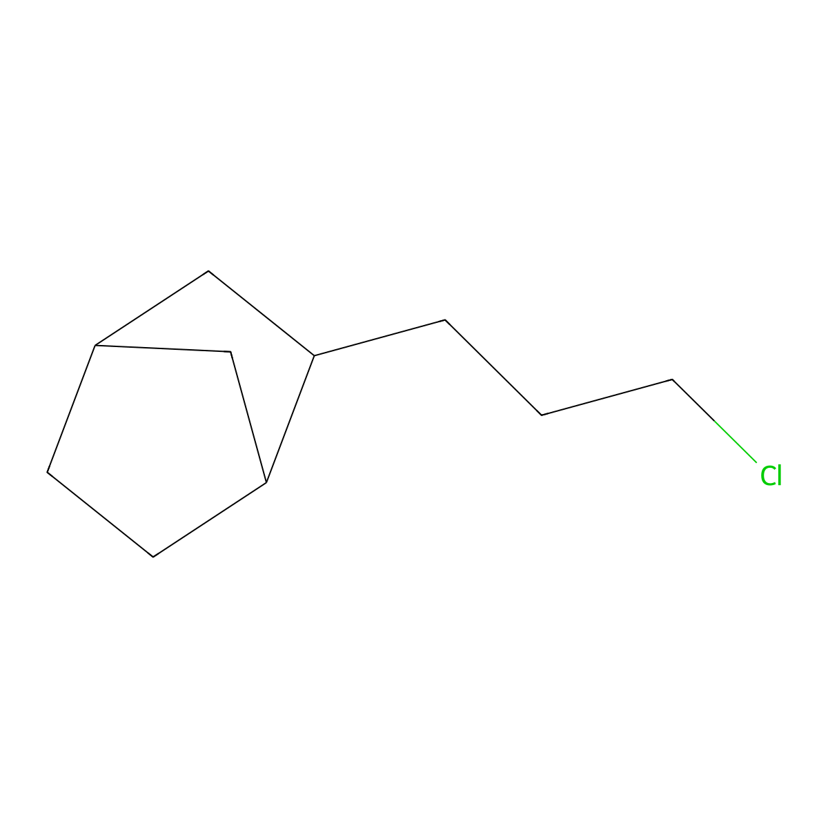 2-(3-Chloropropyl)bicyclo[2.2.1]heptane molecular structure, CAS 1559947-49-7