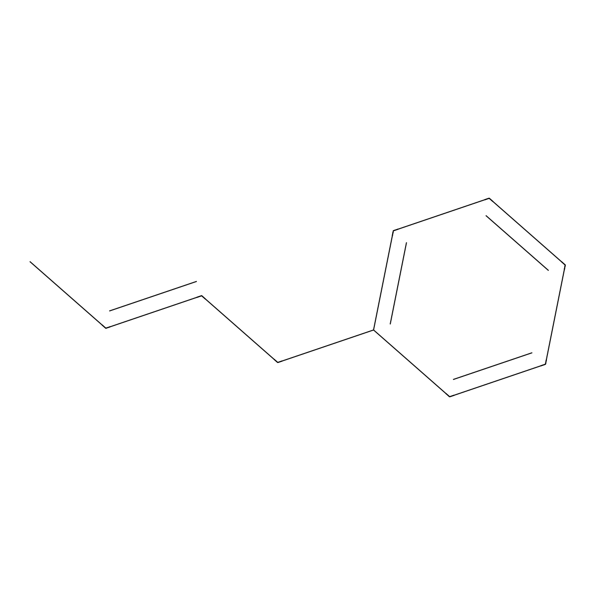 1-Phenyl-2-butene molecular structure, CAS 1560-06-1
