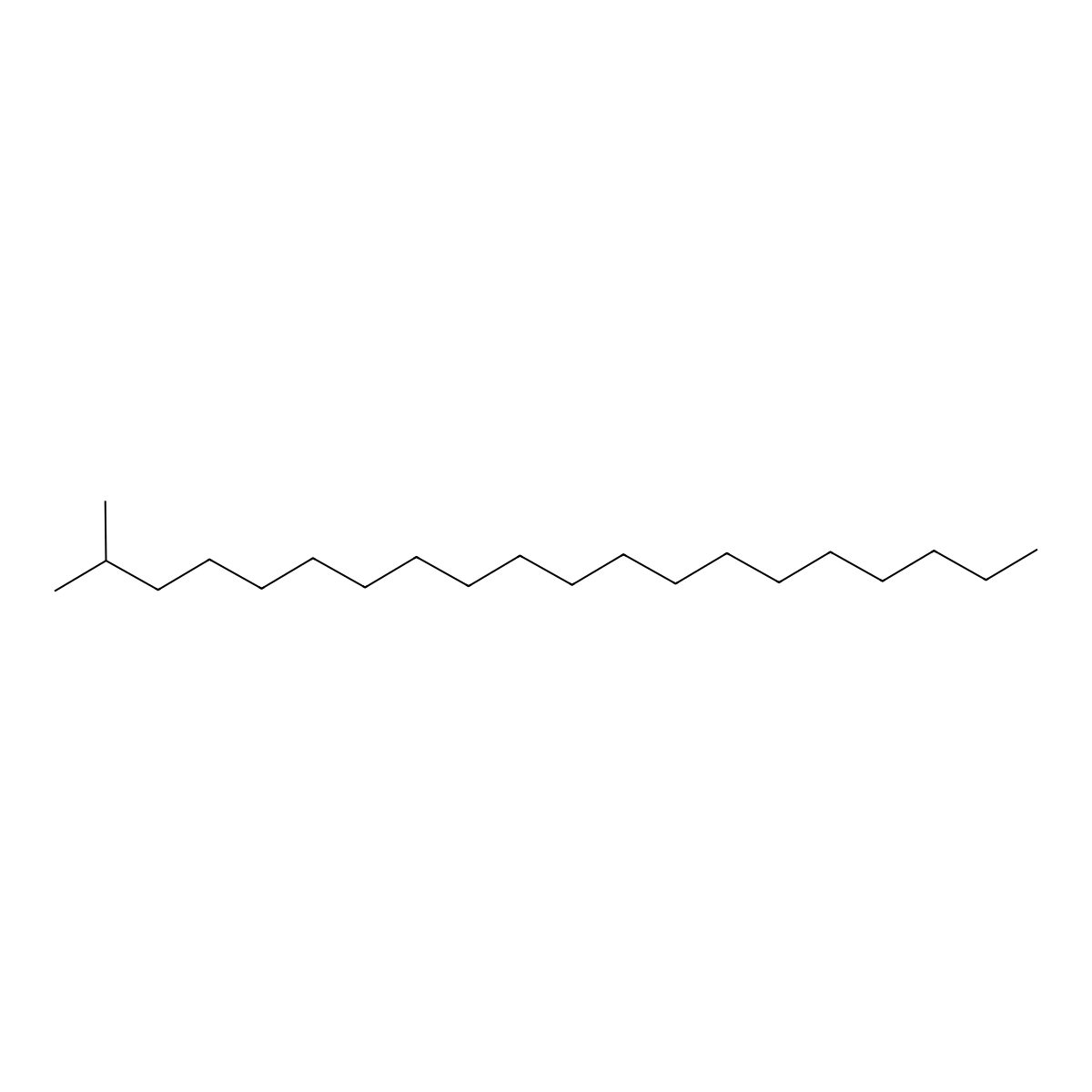 2-Methyleicosane molecular structure, CAS 1560-84-5