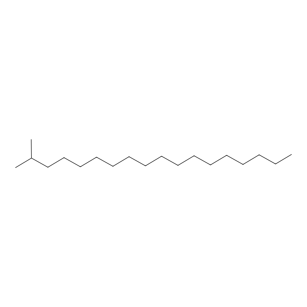 2-Methyloctadecane molecular structure, CAS 1560-88-9