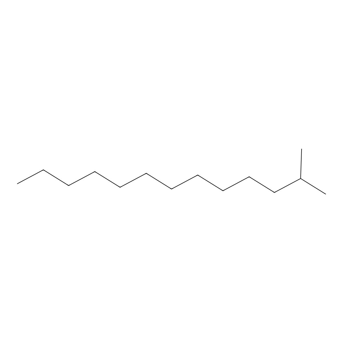 2-Methyltridecane molecular structure, CAS 1560-96-9