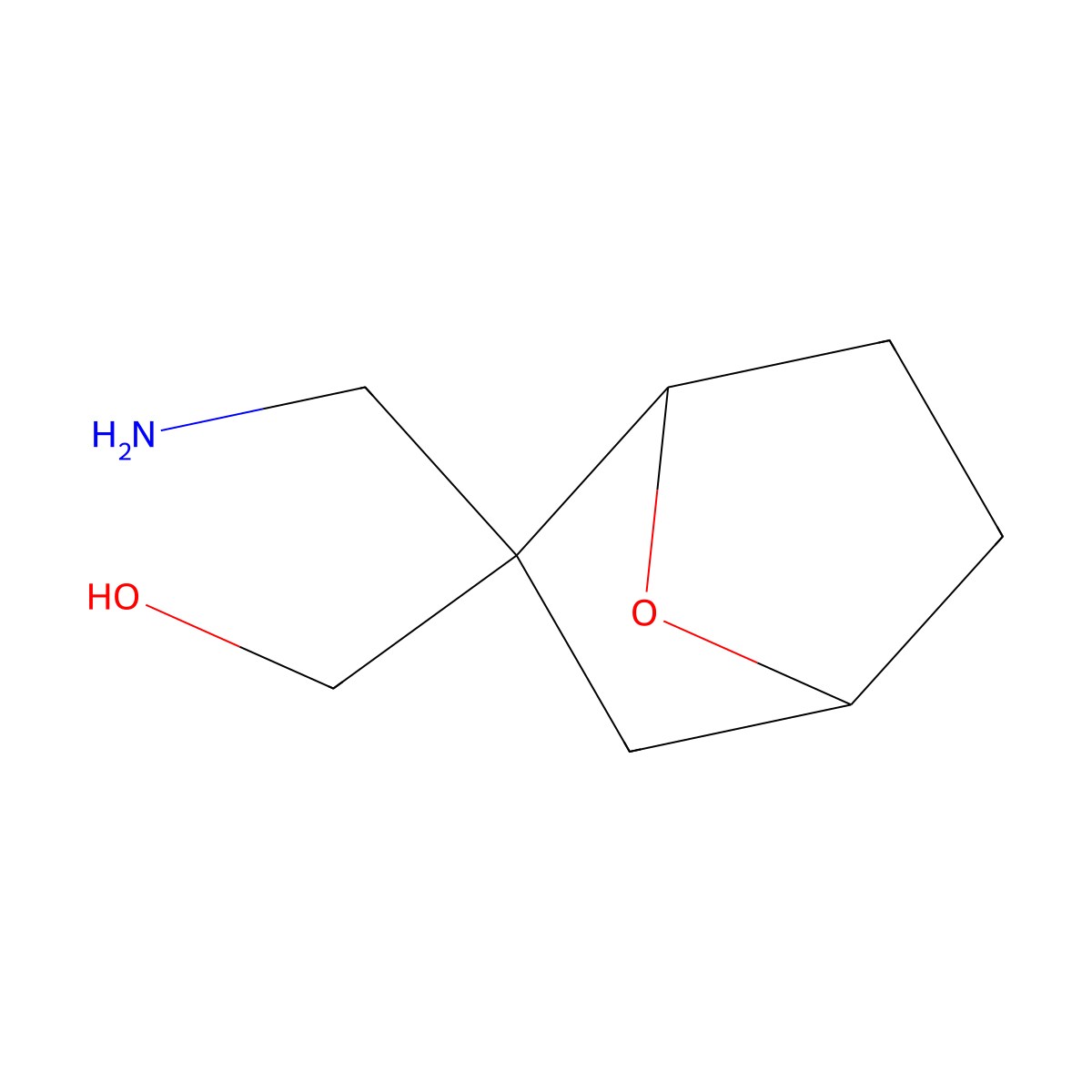 [2-(Aminomethyl)-7-oxabicyclo[2.2.1]heptan-2-yl]methanol molecular structure, CAS 1560021-10-4