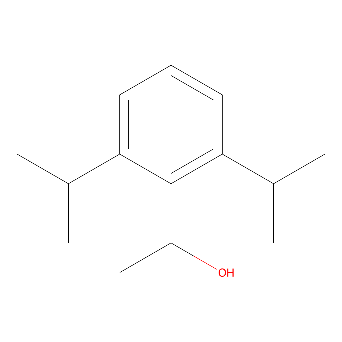alpha-Methyl-2,6-bis(1-methylethyl)benZenemethanol molecular structure, CAS 156023-23-3