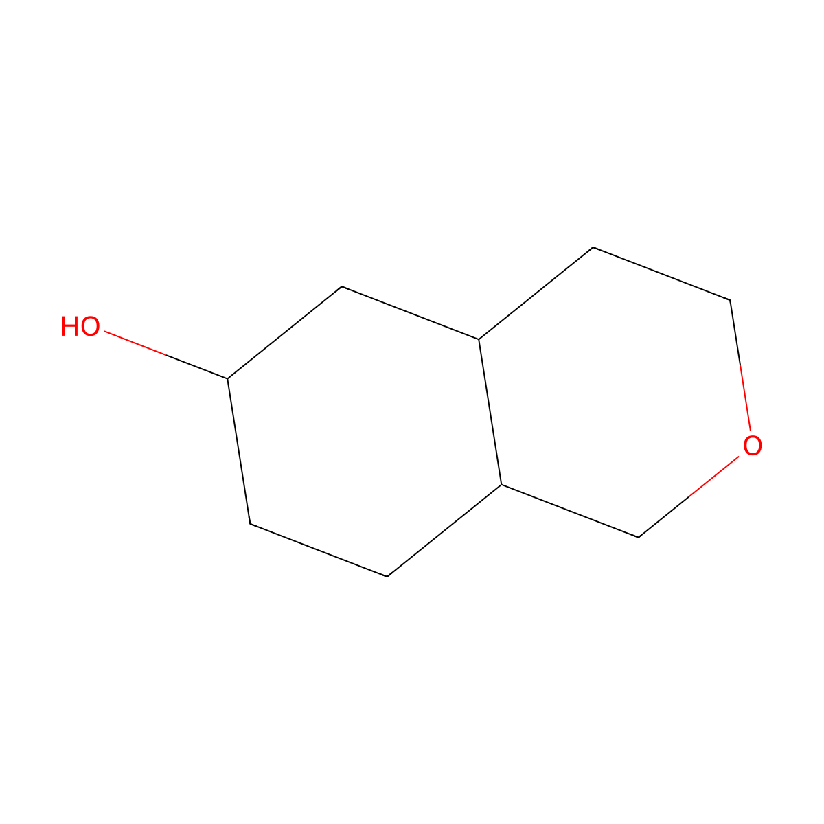 octahydro-1H-2-benzopyran-6-ol molecular structure, CAS 1560236-52-3
