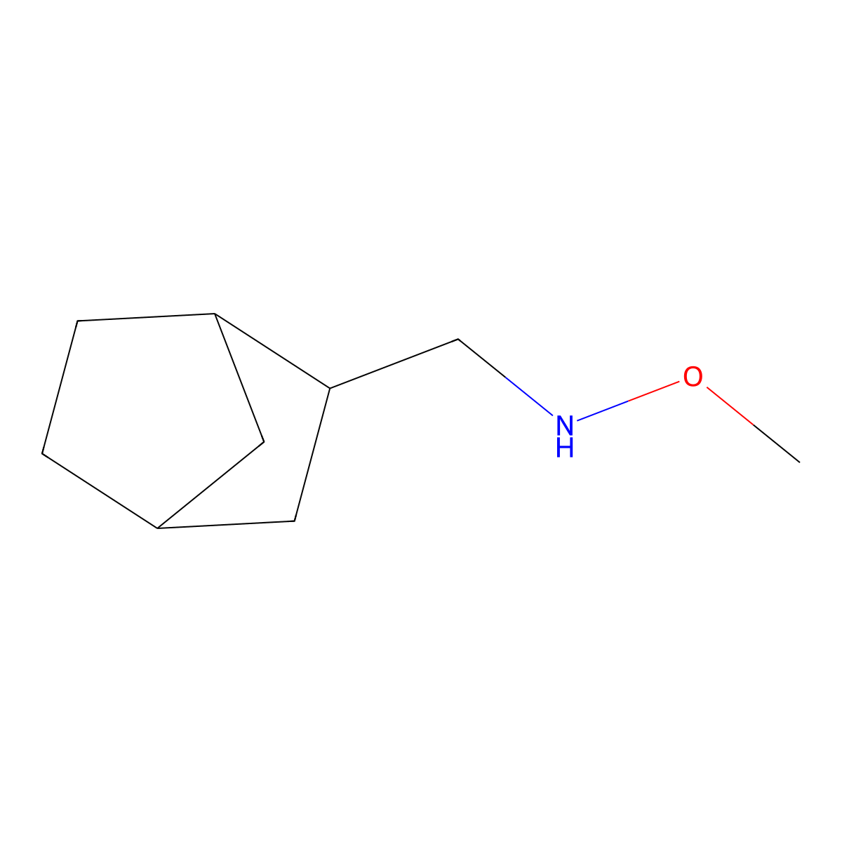 {Bicyclo[2.2.1]heptan-2-ylmethyl}(methoxy)amine molecular structure, CAS 1560274-84-1