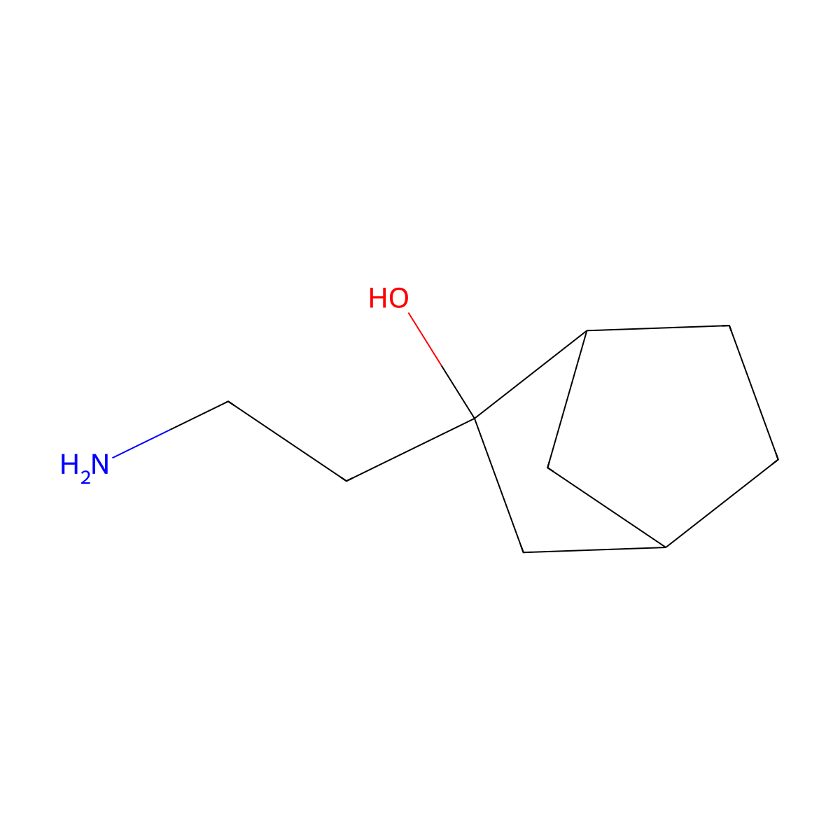 2-(2-Aminoethyl)bicyclo[2.2.1]heptan-2-ol molecular structure, CAS 1560310-80-6