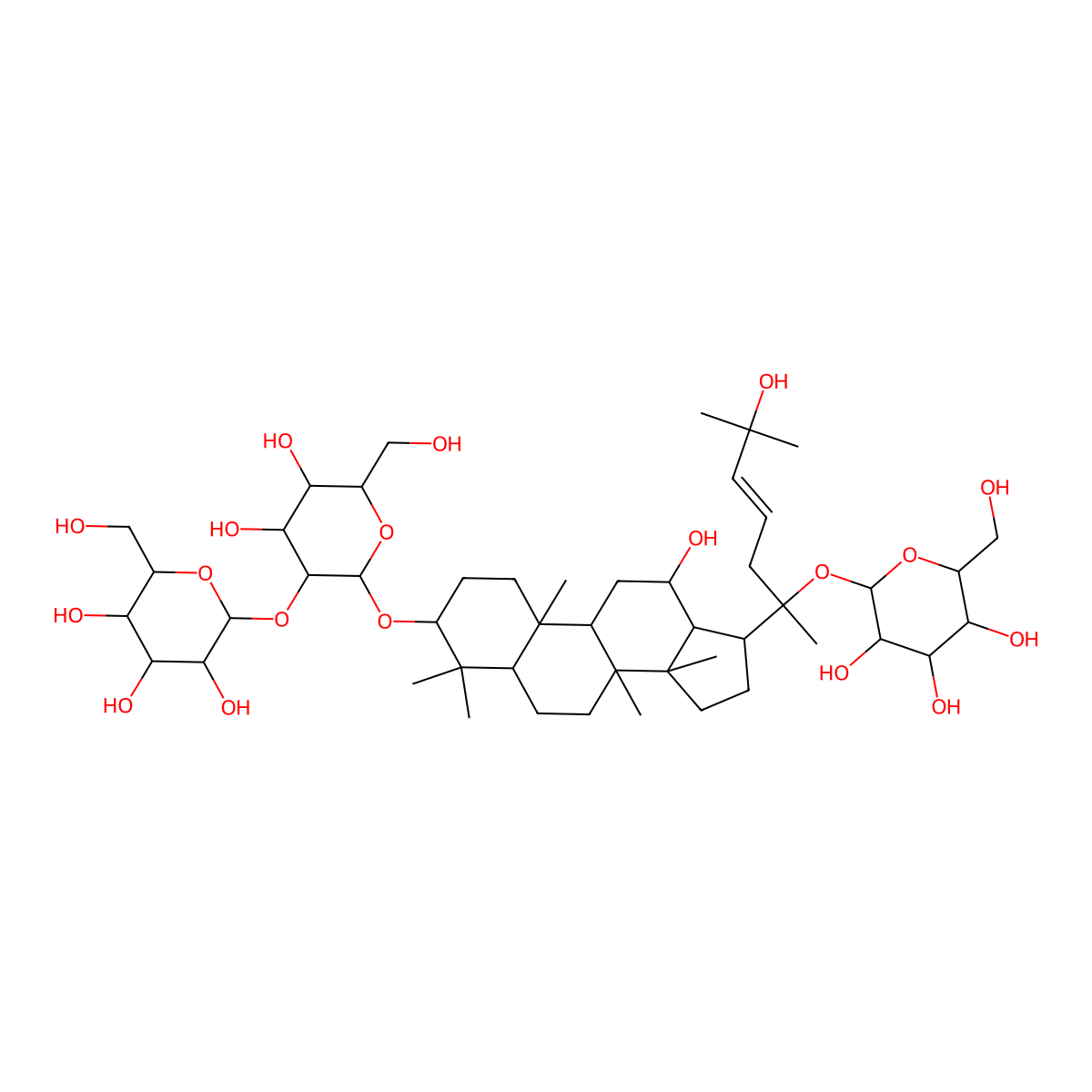 Vinaginsenoside R8 molecular structure, CAS 156042-22-7