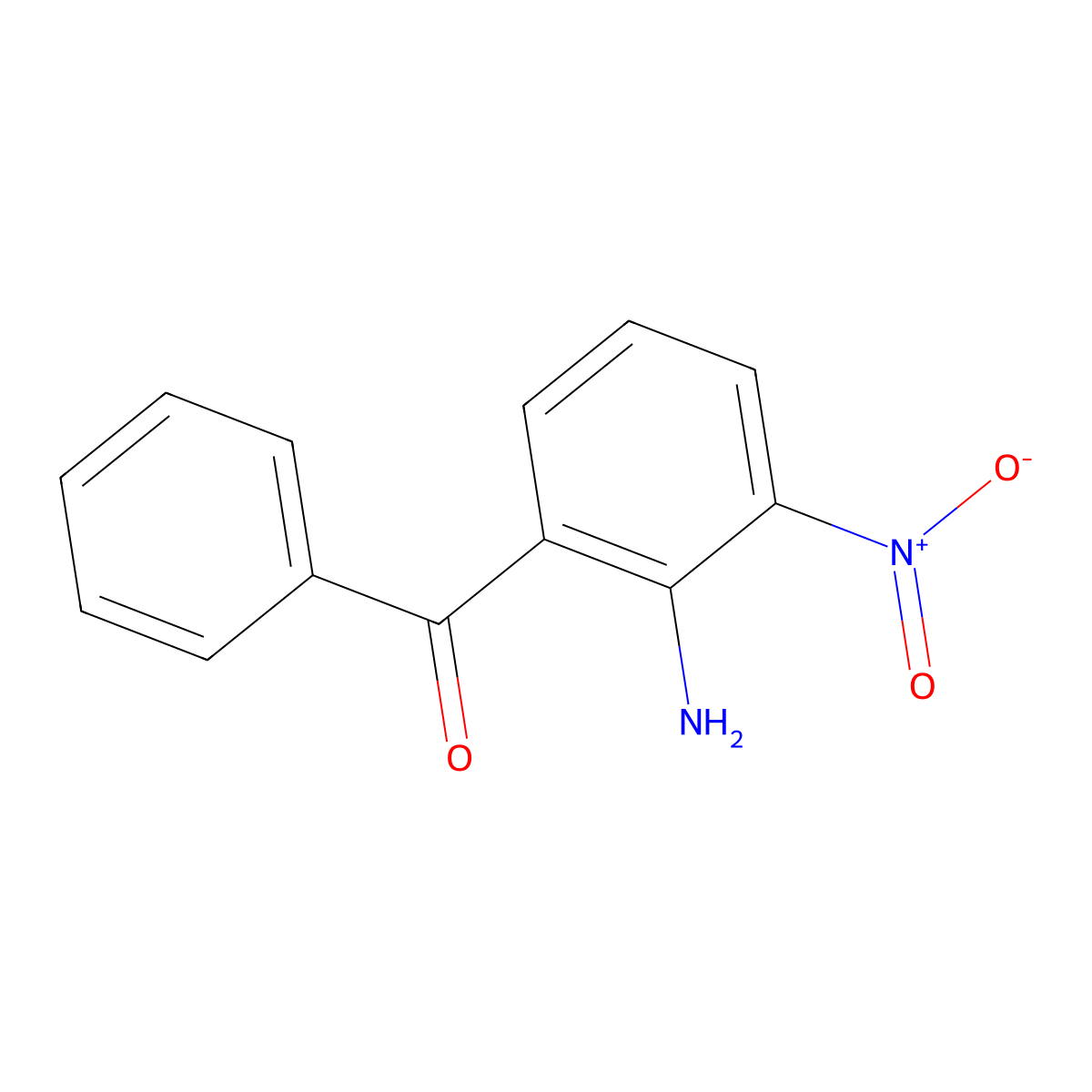 (2-Amino-3-nitrophenyl)-phenylmethanone molecular structure, CAS 156052-65-2